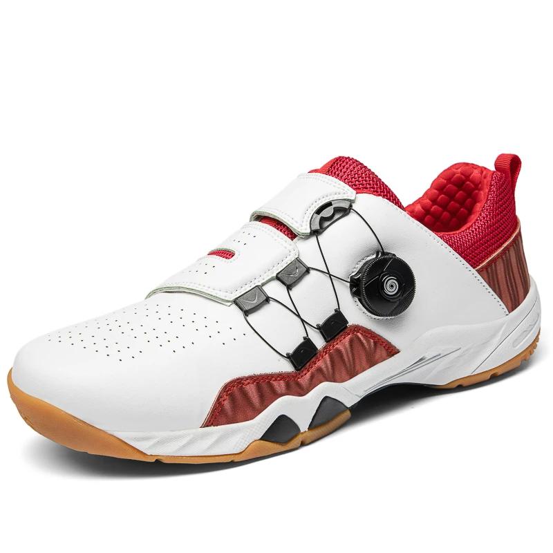 New Mens Badminton Shoes Luxury Badminton Sneakers Light Weight Table Tennis Shoes Anti Slip Volleyball Sneakers
