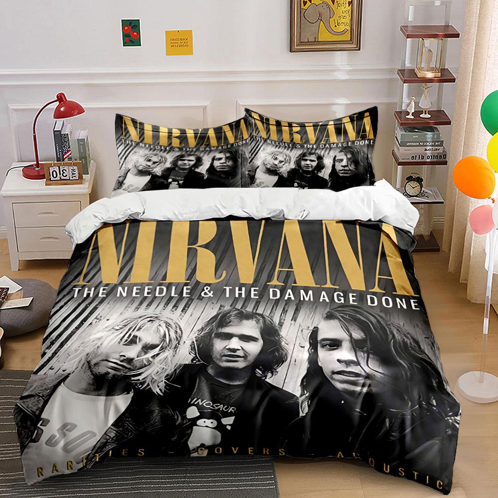 Nirvana Grupas Albuma Vāka Māksla Gultasveļas