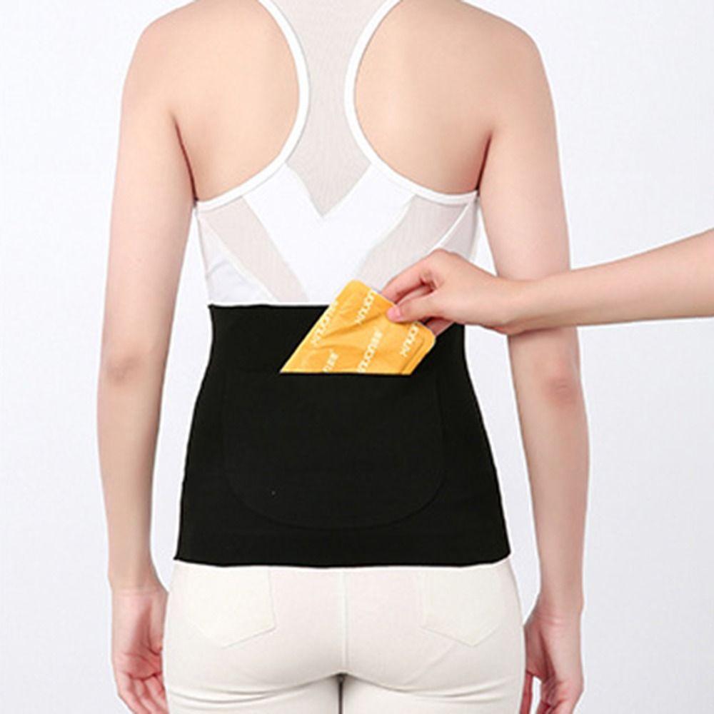 Traceless Fleece Waist Warmer High Elastic Abdominal Wrap  Elderly People