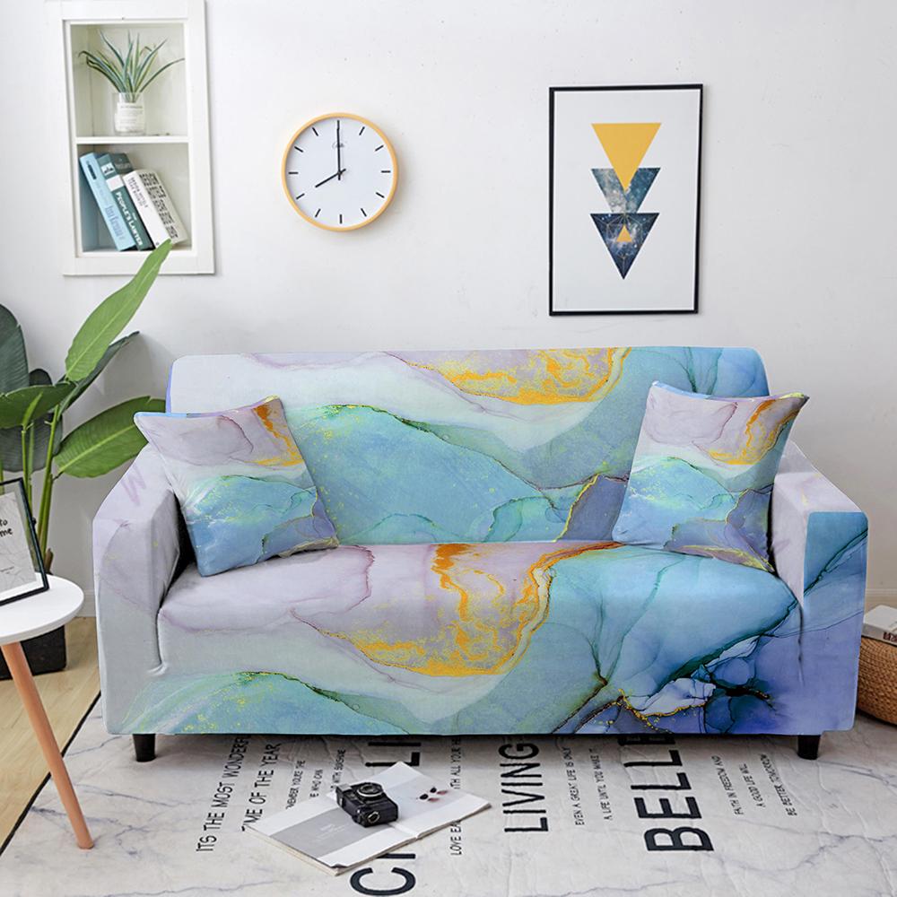 

Эластичные чехлы для дивана для гостиной Чернильный градиент Эластичный диван Чехол Угловой Секционный чехол для дивана Анти-пыль