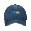 Sweden Baseball Cap GentleUnisex Hat New In Hat winter hats for Unisex funny hat Golf Women Unisexs