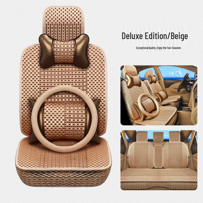 Ice Silk Car Seat Covers for Geely: All-Season, Universal Fit for Binyue, Vision X3/X6, and Xingrui L