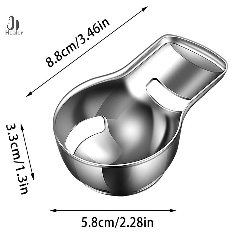 Eiweiß-Trenner, Edelstahl-Werkzeuge, Eier-Eigelb-Filter, Gadgets, Küchenzubehör, Trenntrichter, Löffel, Teiler, Utensilien