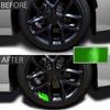 6PCS Reflective Car Wheel Decal Stickers Pressure Adhesive Auto Car Sticker Wheel Hub Decals Accessories