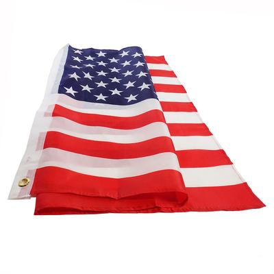 America Flag US Polyester Flag of the United States USA Stars Stripe 90x150cm 3x5ft Outdoor Interior Decoration with Grommets