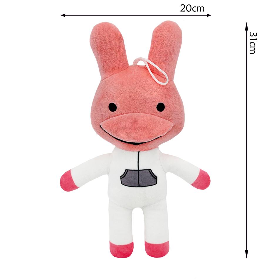 Anime Pet Hospital Pink Rabbit Glasses Blue Dog Cartoon16Pcs Plush Toy Medical Staff Animal Trendy Game Peripheral Gift In Stock