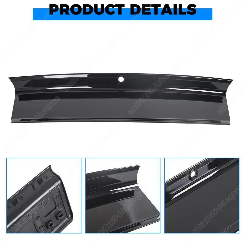 For Ford Mustang Gt 2015 2016 2017 2018 2019 2020 2021 2022 2023 Real Glossy Black Trunk Panel Decklid Trim Cover Body Kit