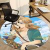 1pc The Legend of Office Round Area Rug, Under Office Chairs Bedroom Living Room Home Decor, Room Decoa1016208
