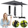 Folding Garden Umbrella, 8 Segments, 420 Cm, With Cover, Plonos Pl-883