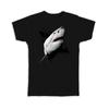 Gift T-Shirt : Great White Shark Teeth For Teenager Room Poster Animal Lover