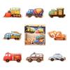 Cartoon Car Pillow Plush Toy Fire Trucks Sofa Cushion Ambulance Stuffed Gifts
