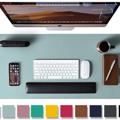 5-Color 4-Size Optional Double Sided Simple Leather Mouse Pad, Desk Pad, Office Supplies Desk Pad, Coaster