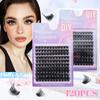 10 Rows Of D Curved Hair, Dense Curled Single Cluster False Eyelashes, Daily Simulated Eyelashes