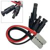 Solar Panel Extension Cable 10AWG 50A for Anderson Connector To Solar Connector for Outdoor RV Cattery Charging