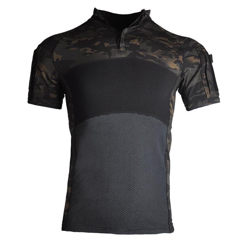 Taktische Baumwolle T-shirts Männer Armee Grün Kampf Camouflage T Shirt Männer Kurzarm Militär T-Shirt Outwear