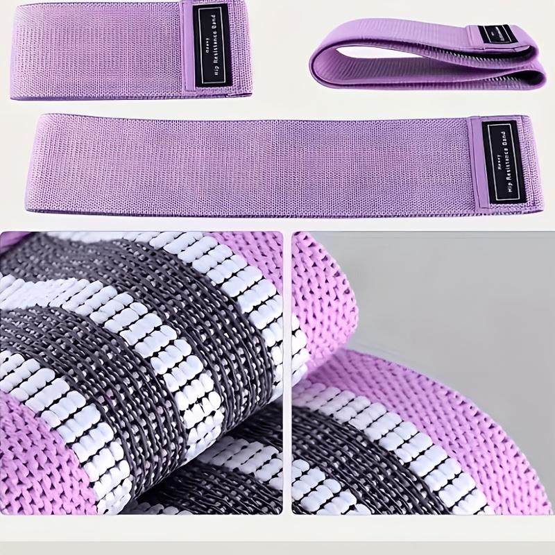 Fabric Resistance Band Set Hip Circular Training Band Suitable for Squats Yoga Gluteal Muscle and Leg Exercises 3
