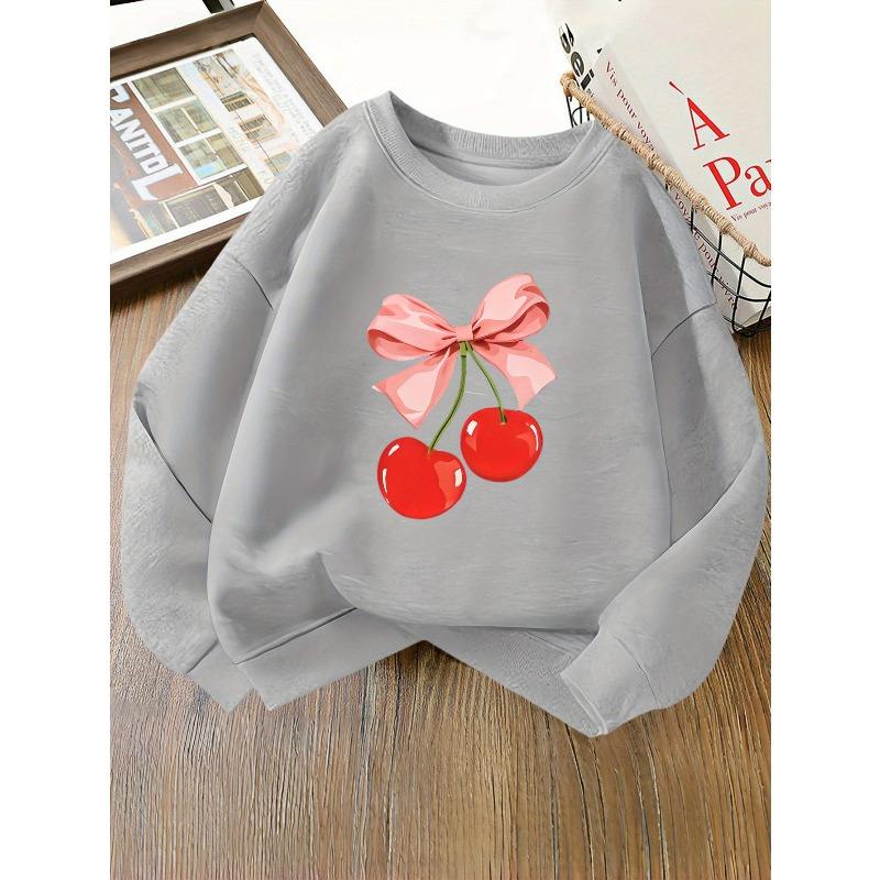 Kids Sweatshirt Fashionable Round-Neck Sweatshirt,Soft Cotton Sweatshirt,Spring Fall Sweatshirt