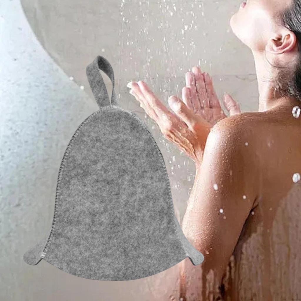 Filt bastuhatt Badtillbehör 36x25cm Handtvätt rekommenderas Kraftig Mångsidig