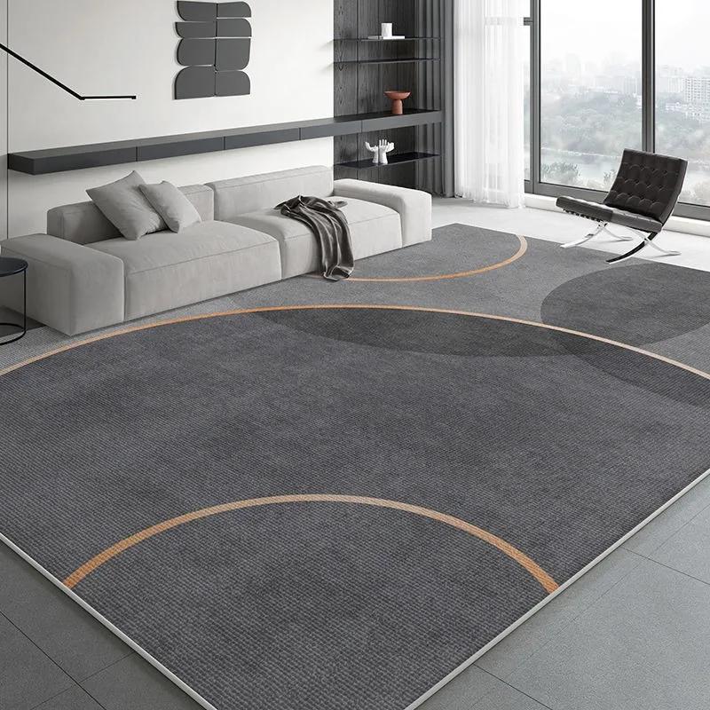 High-End Grey-Toned Carpet - Dirt-Resistant And Slip-Resistant For Living Room Floor Mat, Bedroom Carpet, Home Decoration