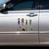 Familien-Themen-Fahrzeugaufkleber Für Auto Heckdekoration Wasserdichtes PVC ohne Rückstände Lustiges Muster von Familienmitgliedern