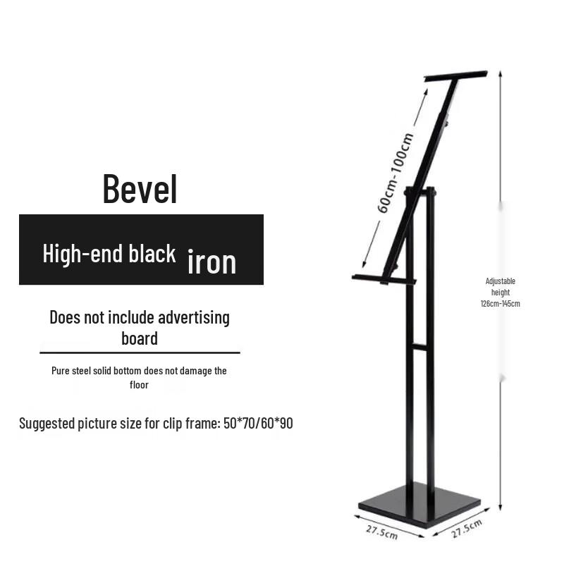 Adjustable Iron Display Stand for Posters and KT Boards