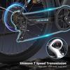 PURE UNICORN U3 Electric Bike 750W Motor 48V12.8Ah Battery 29 Inch Tires 45km/h Max Speed 60km Max Range Shimano 7-speed