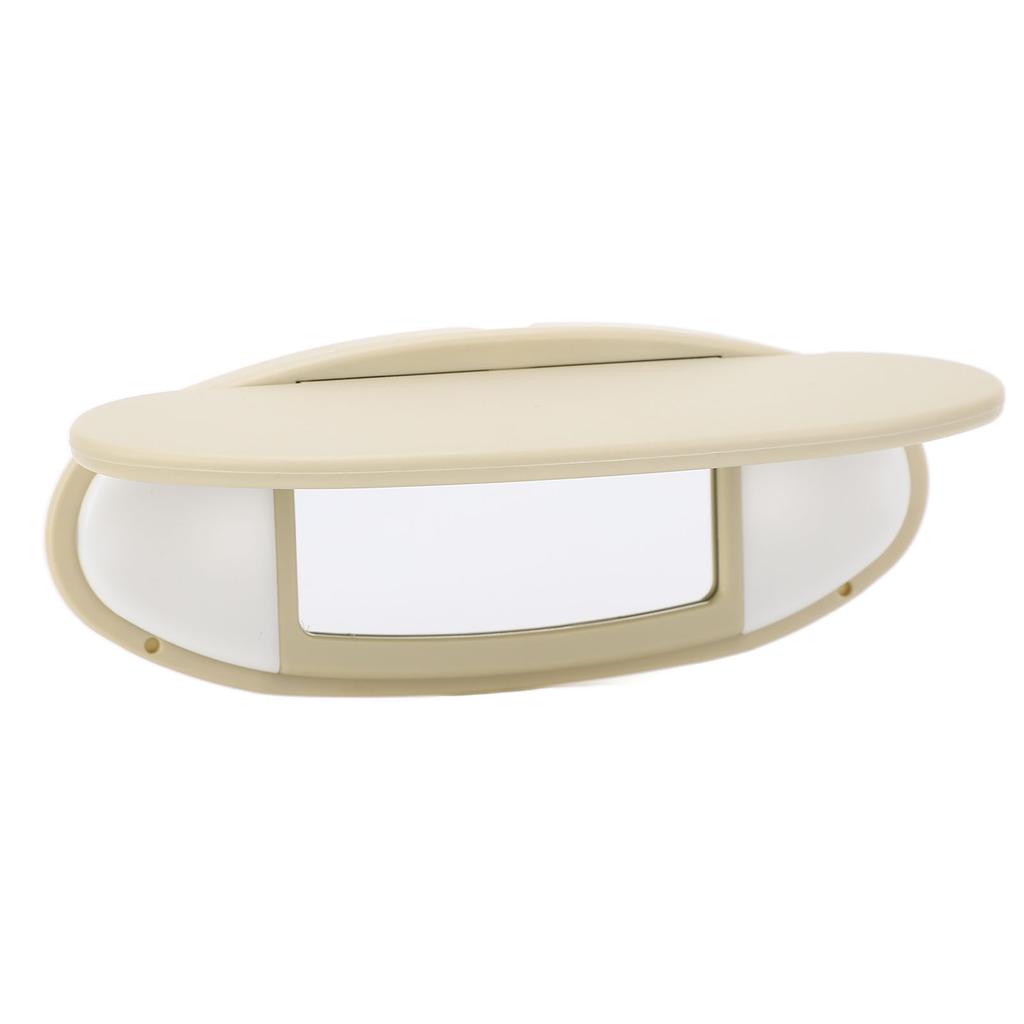 Front Sun Visor with Vanity Mirror Anti Glare Sun Proof Safe Driving Replacement For R55 R56 R60 2007‑2014 Black