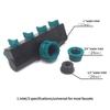 Garden Lawn Water Distributor Faucet One Into Four Out 4 Way Plastic Garden Water Distributor Watering Connector