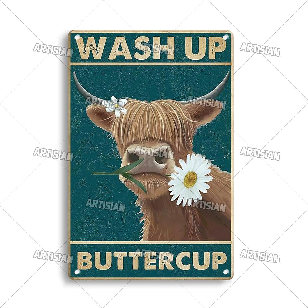 Artisian Toilet Metal Plaque Tin Sign Nice Butt Arse Sweet Cheeks Bathroom Washing Room Decorative Plate Wall Decor Garage Bar