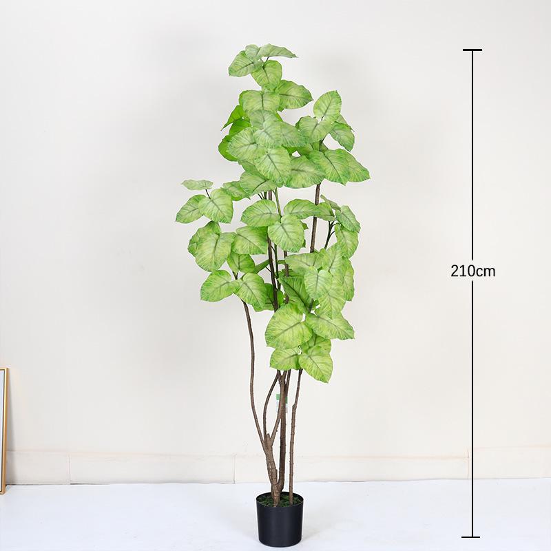 Nordic High-End Faux Fiddle-Leaf Fig Plant for Living Room and Bedroom Decor