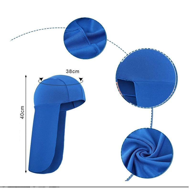 Sun Protection Hard Cap with Cooling Shade Elastic, Wide Brim and Neck Shield for Fishing and Riding