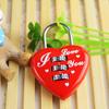 Heart Padlock Code 3 Numbers Password Combination Heart Shape Safety Love Zinc Alloy Luggage Box Lock Household Accessories