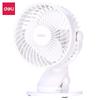 Deli 360° Rotating USB Desk & Clip Fan