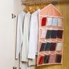 16 Pockets Clear Over Door Hanging Bag Shoe Rack Hanger Storage Organizer