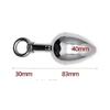 Metal Ring Anal Plug Sex Toys Butt Plug Prostage Masturbator Dildo