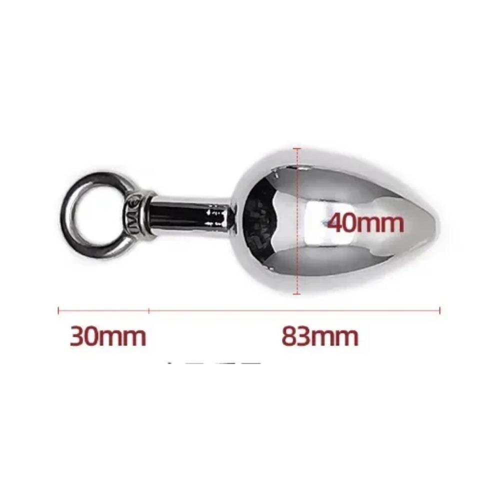 Metal Ring Anal Plug Sex Toys Butt Plug Prostage Masturbator Dildo