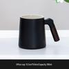 Ceramic Tea Brewing Mug with Wooden Handle, Lid, and Filter - Large Capacity Office Souvenir Cup