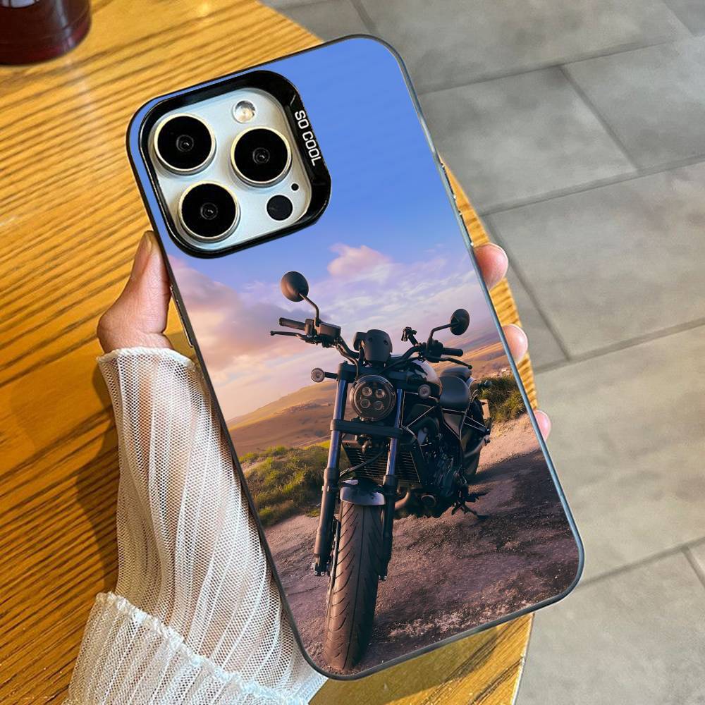 

HOD CMX-500 R-Rebel Phone Case For iPhone 16 17 15 14 12 13 Pro Max Black Candy Matte Shockproof Cover iPhone15