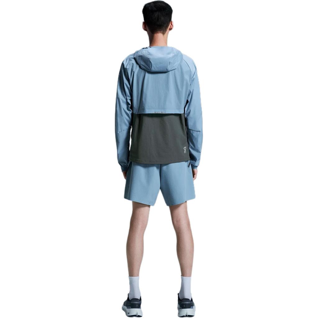 On Core Jacket Logo Hooded Color Block Comfortable Jacket Men Jacket Light-Gray-Blue Solar-Black 1ME10332987
