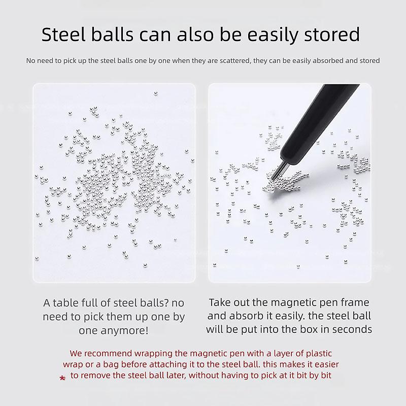 1/2/3pcs Cat Eye Nail Polish Magnet Suction Steel Ball Special Magnet Pen Strong Nail Magnet Round for Nails Tools CXB04