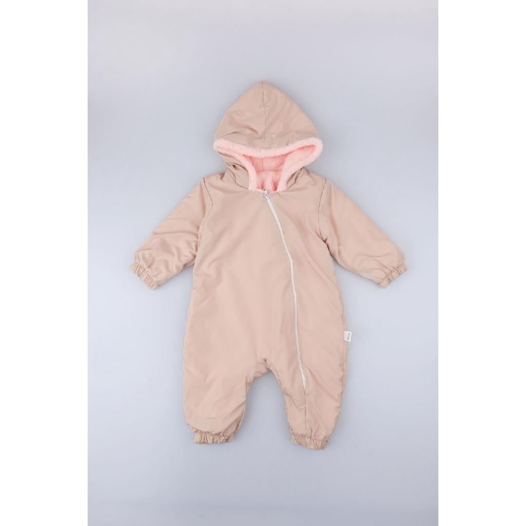 Baby Girl Winter Zippered Astronaut Jumpsuit