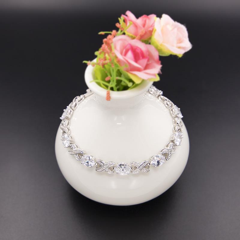 Daily Commuting Versatile Colorful Treasure Bracelet for Women European and American Inlaid Zircon Bracelet That Does Not Fade