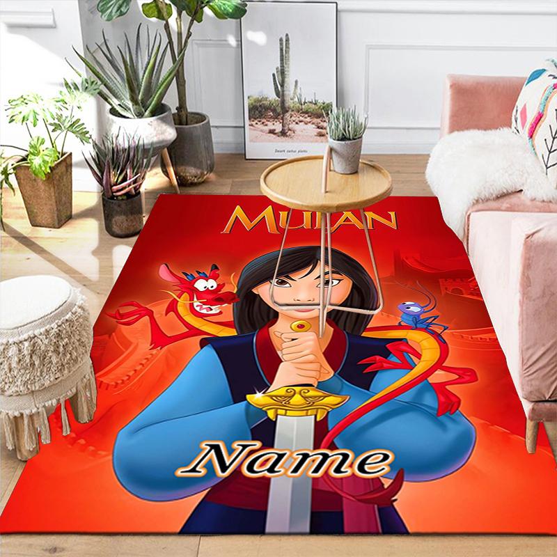 Custom 1Pc Princesses Pink Fantasy Rug Office Carpet Indoor Outdoor Entrance Doormat Nonslip Soft And Comfortable Living Room D916218