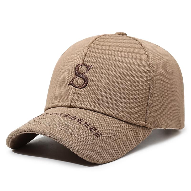 Baseball Cap Unisex Sunshade Cap Outdoor Sunscreen Cap темные хаки