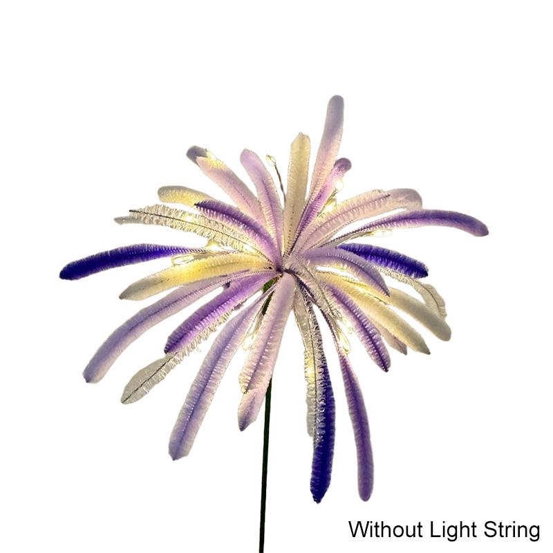 1Bouquet Gift Unfinish Artificial Flower Bouquet DIY Ornament Home Decoration Twizzle Stick Fireworks Handmade Colorful Carfts