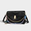 Large Capacity Chain Small Square Bag 2025 New Trendy Crossbody Bag Fashionable Niche Underarm Bag Exquisite Flap Women's Bag