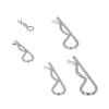 100pcs Hair R Hitch Cotter Pin Clip Assortment Kit Stainless Steel Corrosion Resistant