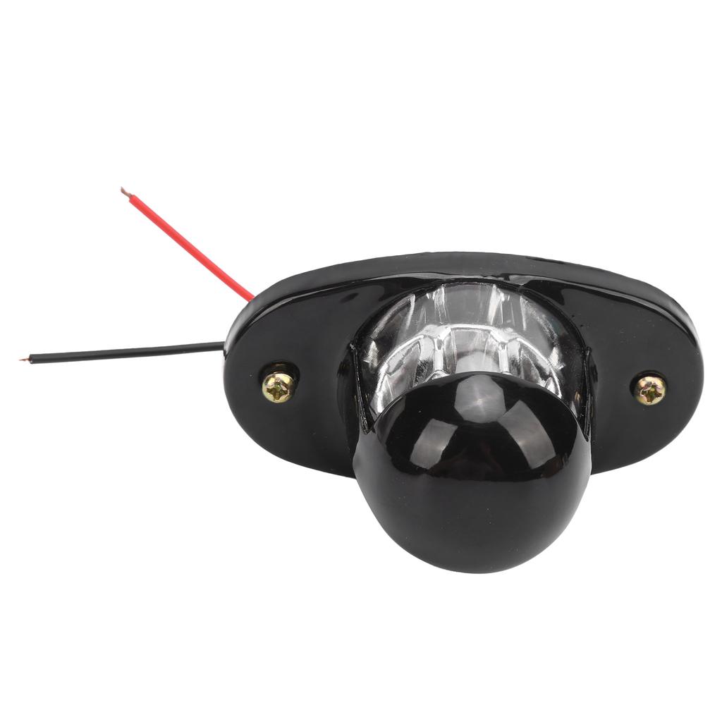 24V Car License Plate Light 6 LED Driving Signal Lamp Waterproof for Trailer Truck