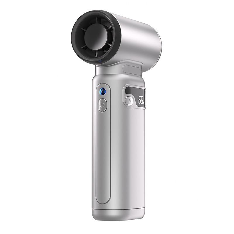 Handheld Turbo Fan: Brushless Motor, Portable USB, Ideal for Outdoor Camping