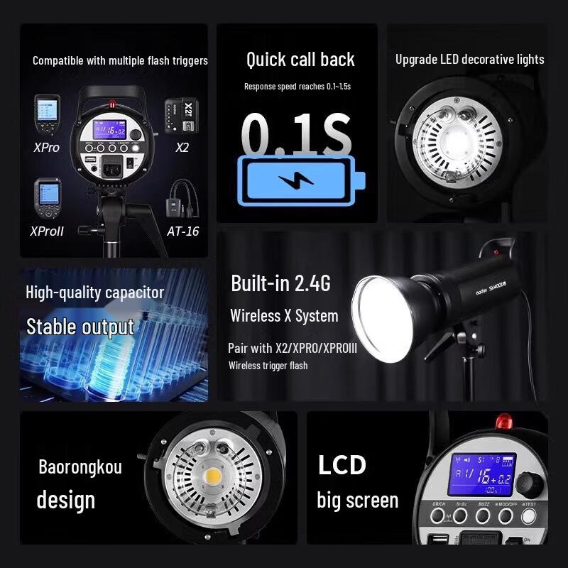 Godox SK400II-V Professional Studio Flash Light 400W